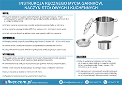 Pobierz w PDF instrukcję ręcznego mycia i dezynfekcji garnków naczyń stołowych i kuchennych